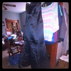 Black mermaid shape dress